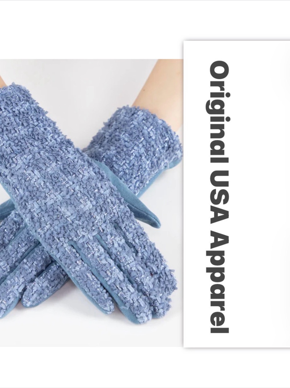 Original USA Apparel Denim Blue Gloves